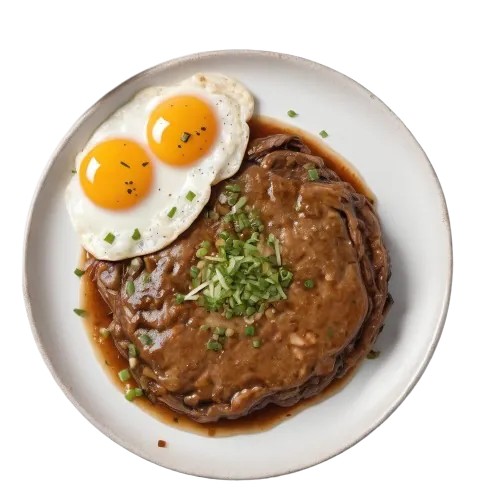 Beef egg foo yung