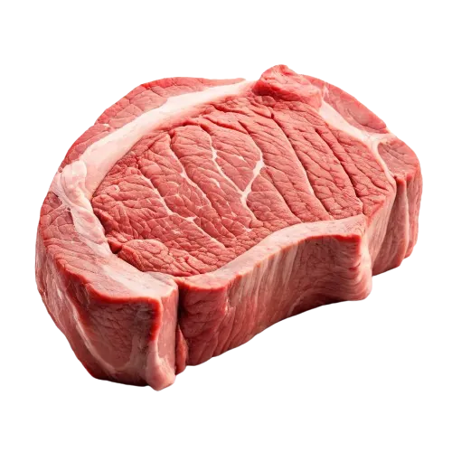Beef round knuckle tip center steak 0"