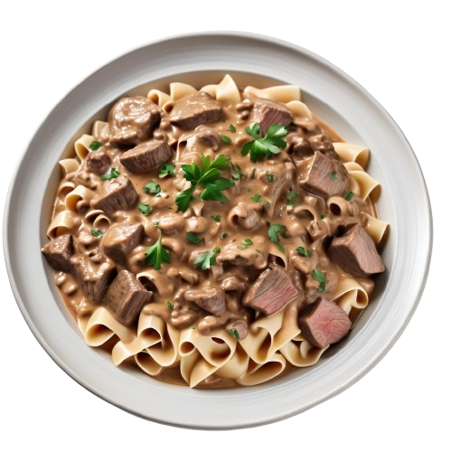Beef stroganoff
