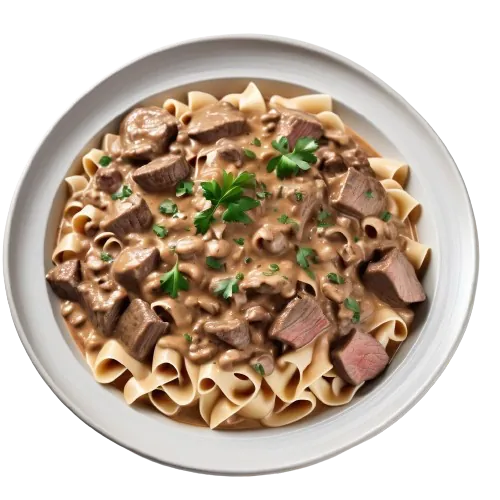 Beef stroganoff