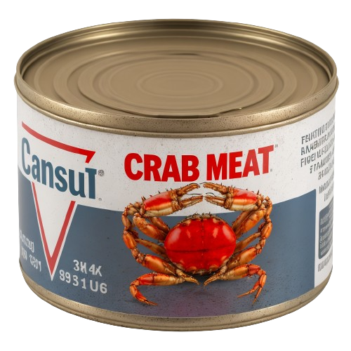 Canned crab