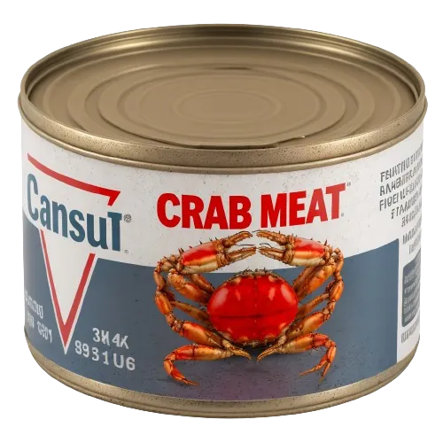 Canned crab