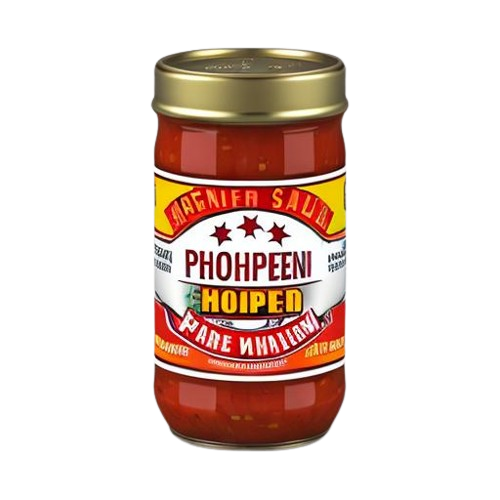 Canned hot chili pepper sauce