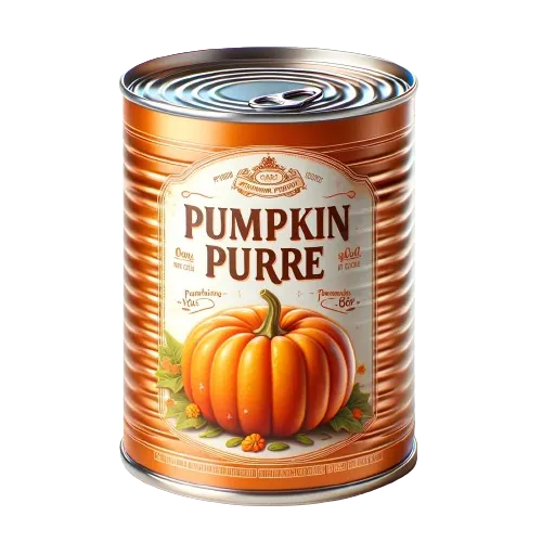 Canned pumpkin with salt
