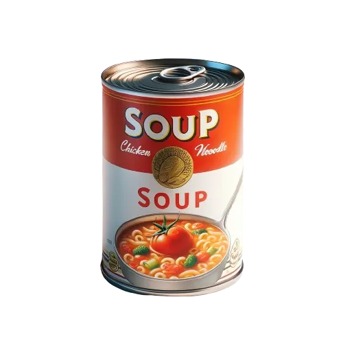 Canned reduced sodium chunky vegetable soup