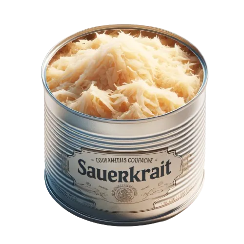 Canned sauerkraut
