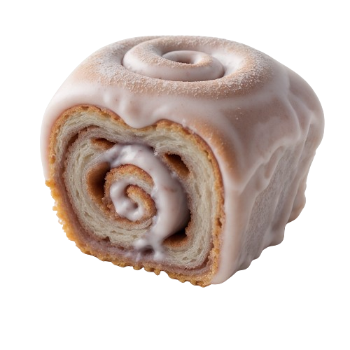Cinnamon rolls with icing dough