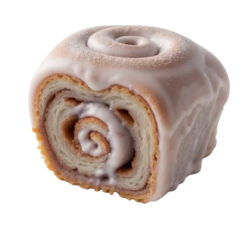 Cinnamon rolls with icing dough
