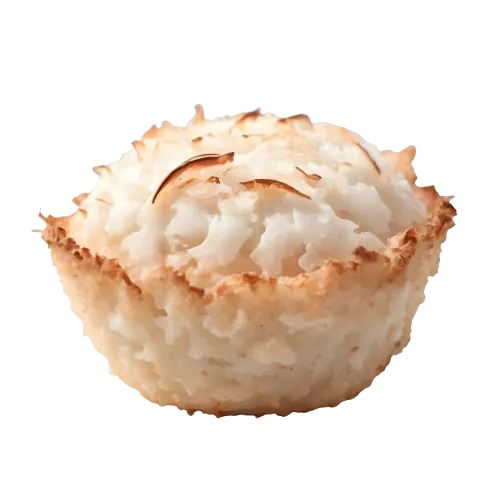 Coconut macaroon cookie