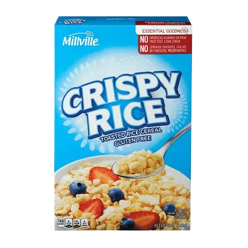 Crisped or Crispy Rice Cereal
