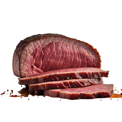 Cured corned beef brisket