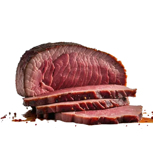 Cured corned beef brisket