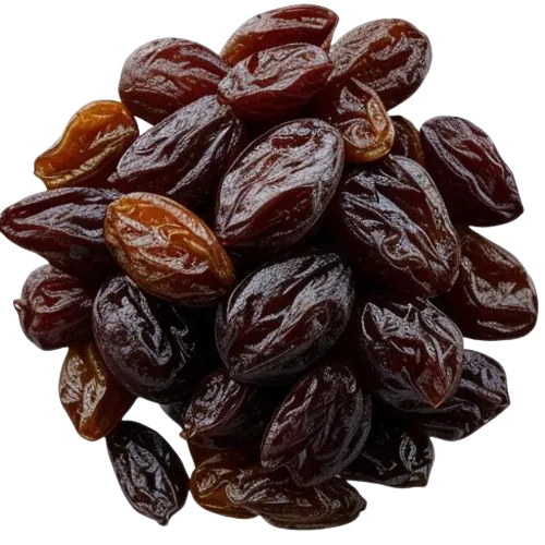 Dark seedless raisins