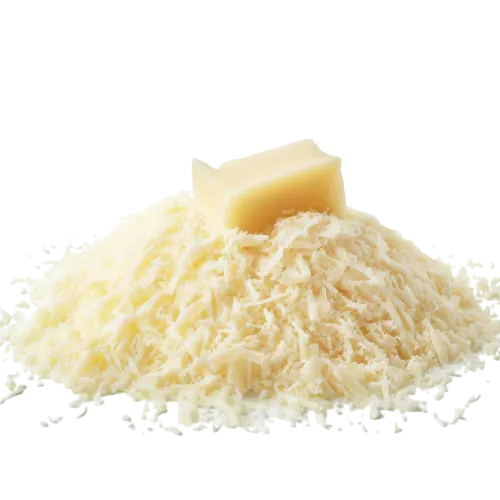 Dry grated parmesan
