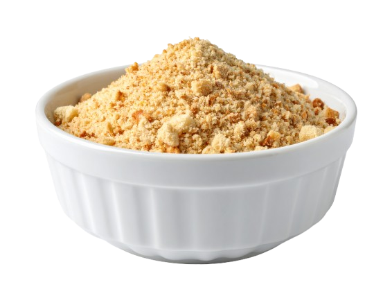 Dry plain bread crumbs