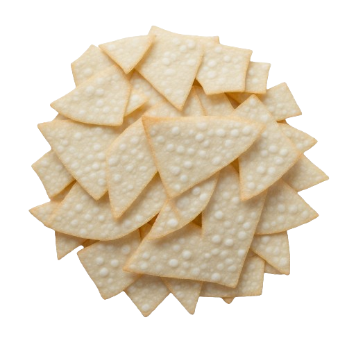 Fat free salted potato chips