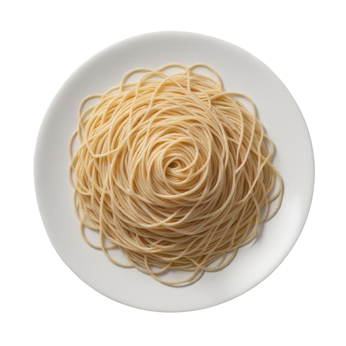 Fresh plain pasta