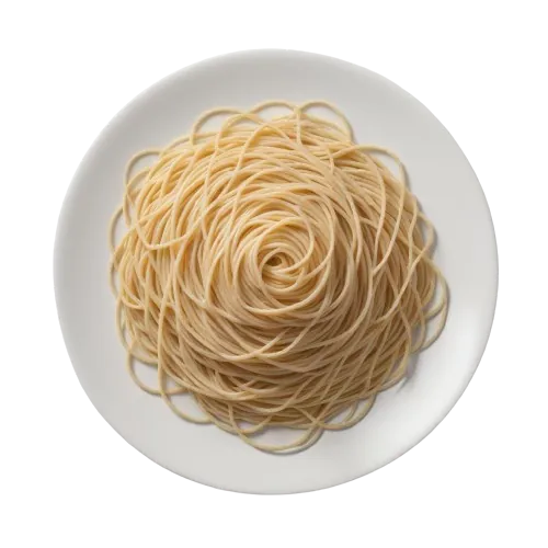 Fresh plain pasta