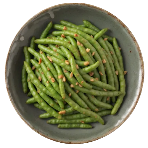 Fried green beans