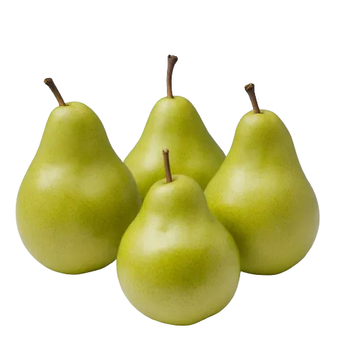 Green anjou pears