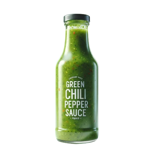 Green chili pepper sauce