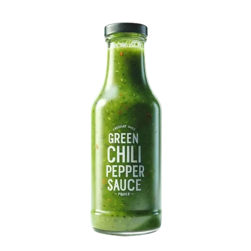 Green chili pepper sauce