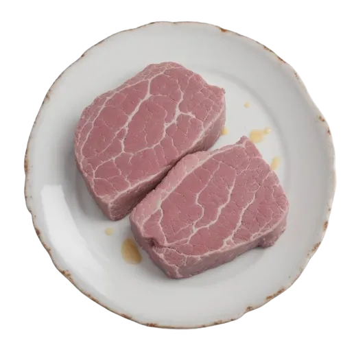 Lamb sirloin half 1/8" fat