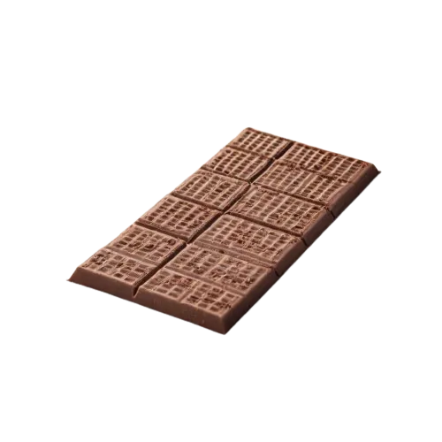 Milk chocolate with rice cereal
