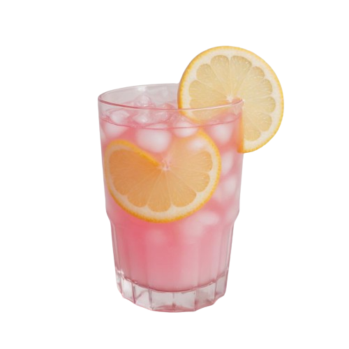 Pink frozen lemonade