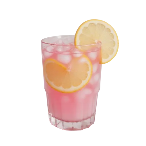 Pink frozen lemonade