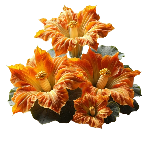 Pumpkin flowers