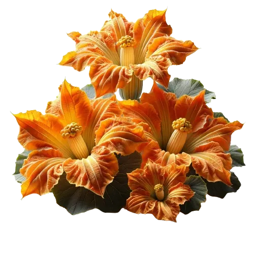 Pumpkin flowers