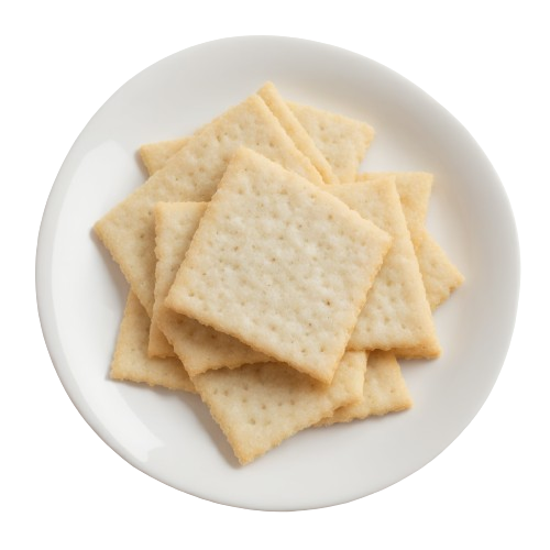 Reduced fat saltine crackers