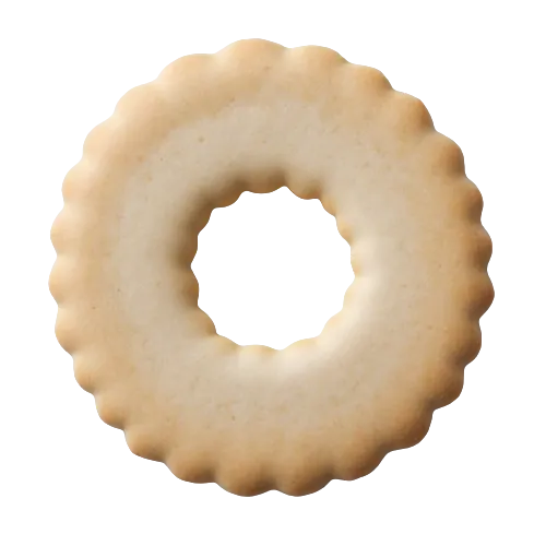 Reduced sodium butter crackers