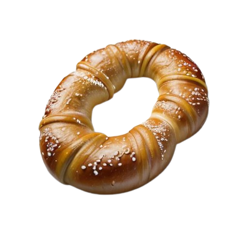 Salted pretzels