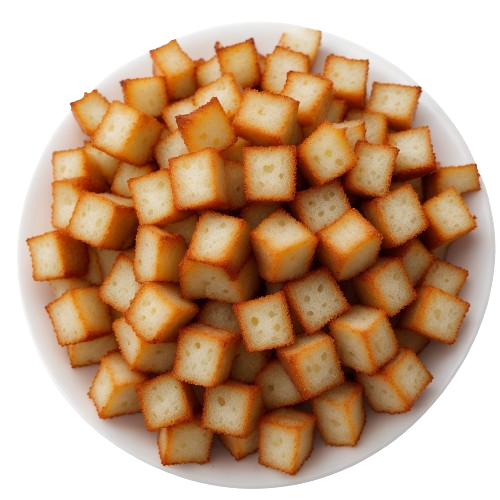 Seasoned croutons