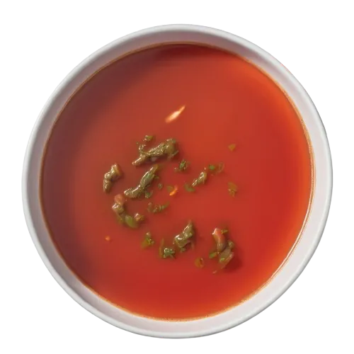 Tomato beef broth
