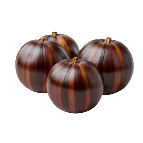 Unpeeled european dried chestnuts