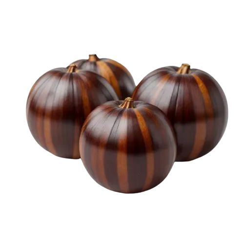 Unpeeled european dried chestnuts