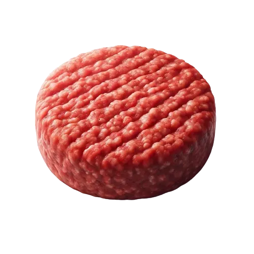 Unprepared veggie burger 
