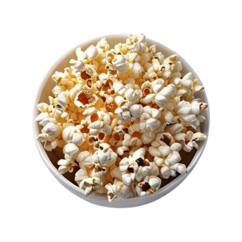 Unsalted popcorn
