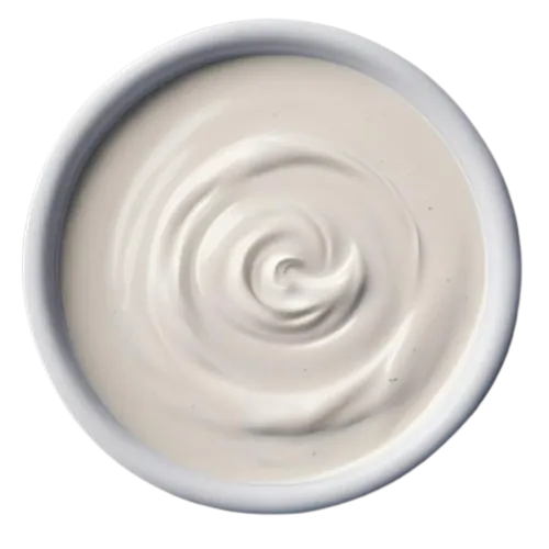 White thin sauce